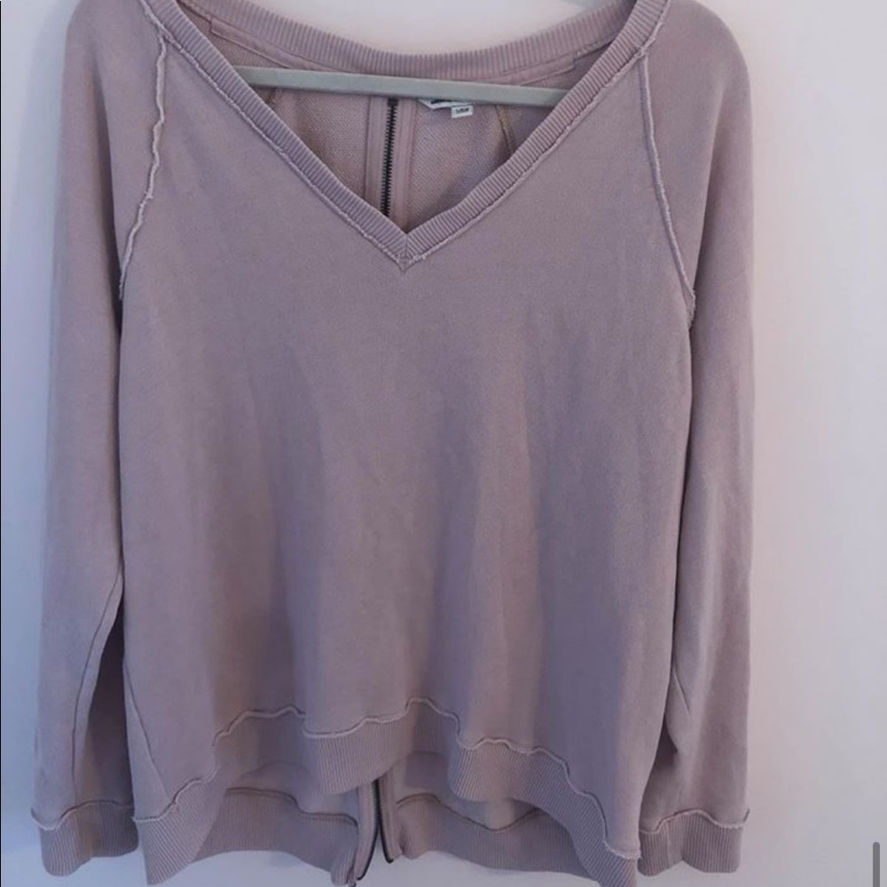 AE zipback sweater